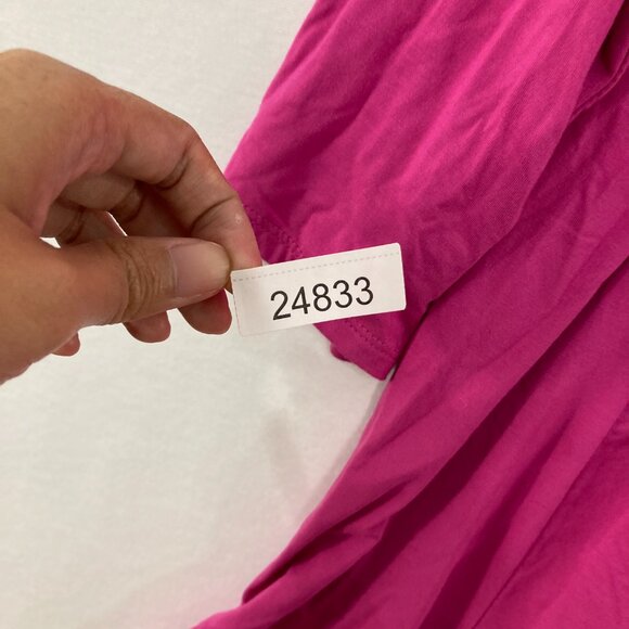 LOGO Lori Goldstein size 2X Pink Magenta Soft Stretch Flowy Tunic Feminine - Picture 9 of 9